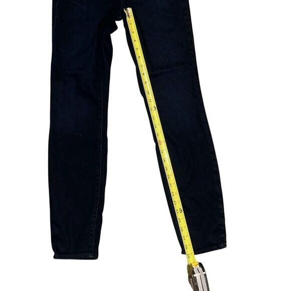 Athleta Sculptek Dark Wash Skinny Denim Jeans Stretch size 4 - Picture 4 of 7